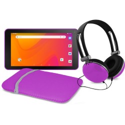 Ematic 7 EGQ378 16GB Tablet Bundle (Wi-Fi, Purple)