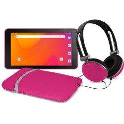 Ematic 7 EGQ378 16GB Tablet Bundle (Wi-Fi, Pink)