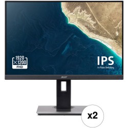 Acer | Acer B247W bmiprzx 24 16:10 IPS Monitor Kit (2-Pack)