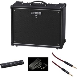 BOSS Katana-100 Guitar Amplifier, Foot Controller, and Expression Pedal Kit