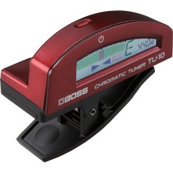 BOSS TU-10 Clip-On Chromatic Tuner (Red)