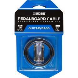 BOSS | BOSS BCK-2 Solderless Pedalboard Cable Kit (2 Connectors, 2' Cable)