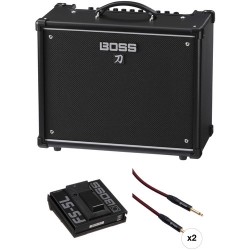 BOSS Katana-50 Guitar Amplifier and Single Footswitch Kit