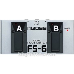 BOSS | BOSS FS-6 - Dual Latch and Momentary Footswitch Pedal