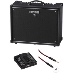 BOSS Katana-100 Guitar Amplifier and Single Footswitch Kit