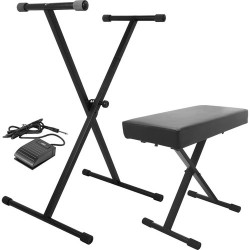 On-Stage | On-Stage Keyboard Stand/Bench Pak with KSP20 Sustain Pedal
