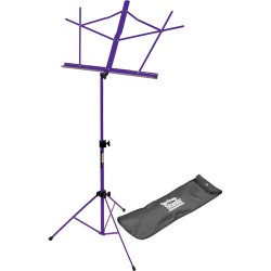 On-Stage SM7122PB Compact Sheet Music Stand (Purple, with Bag)