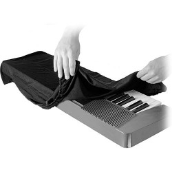 On-Stage Keyboard Dustcover - for 88 Note Keyboards (Black)