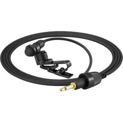 Toa Electronics | Toa Electronics Unidirectional Lavalier Microphone with 3.5mm Locking Plug (4.3', Black)