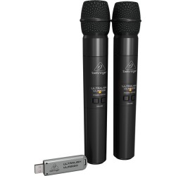 Behringer | Behringer Ultralink ULM202-USB 2.4 GHz Dual Wireless Microphone System