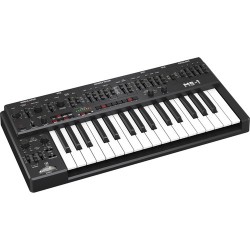 Behringer | Behringer MS-1-BK Analog Synthesizer with Live Performance Kit (Black)