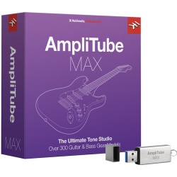 IK Multimedia AmpliTube MAX - Total Bundle of Guitar Amplifier and Cabinet Emulation Software (Full Version, Boxed)