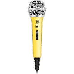 IK Multimedia iRig Voice iOS/Android Handheld Microphone (Yellow)