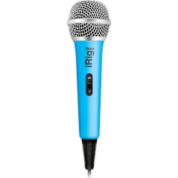 IK Multimedia | IK Multimedia iRig Voice iOS/Android Handheld Microphone (Blue)