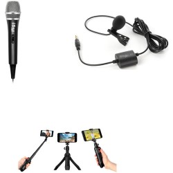 IK Multimedia | IK Multimedia Mobile Field Kit with iRig Mic, iRig Lav, and iKlip Grip Pro