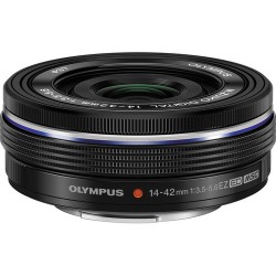 OLYMPUS | Olympus M.Zuiko Digital ED 14-42mm f/3.5-5.6 EZ Lens (Black)