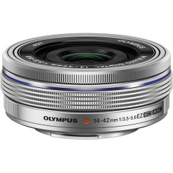 Olympus M.Zuiko Digital ED 14-42mm f/3.5-5.6 EZ Lens (Silver)