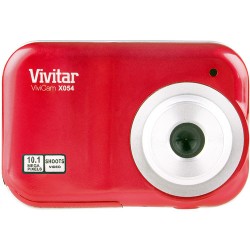 Vivitar ViviCam X054 Digital Camera (Red)