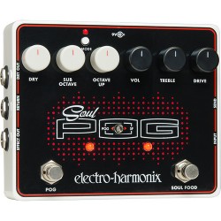 Electro-Harmonix Soul POG Overdrive & Polyphonic Octave Generator Pedal with Power Supply