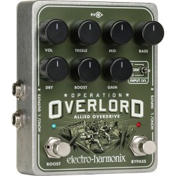 Electro-Harmonix Operation Overlord - Stereo Multi-Instrumental Overdrive Pedal