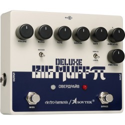 Electro-Harmonix Sovtek Deluxe Big Muff Pi Distortion Pedal for Electric Guitar and Bass