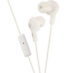 JVC HA-FR6 Gumy Plus Earbuds (White)