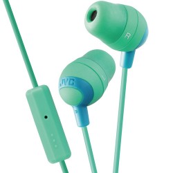 JVC HA-FR37 Marshmallow Inner-Ear Headphones (Green)