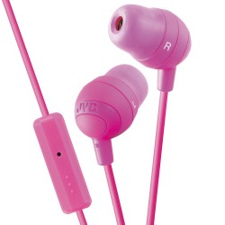 JVC HA-FR37 Marshmallow Inner-Ear Headphones (Pink)