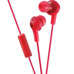 JVC HA-FR6 Gumy Plus Earbuds (Red)