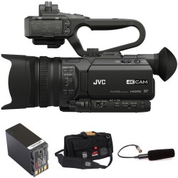 JVC 4KCAM with Mic, Spare Battery, and Soft Case Kit