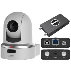 JVC | JVC PTZ Camera With NDI Converter White