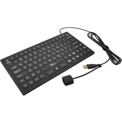 SIIG | SIIG Industrial/Medical-Grade Backlit Keyboard with Pointing Device (Black)