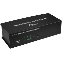 SIIG | SIIG 4x1 USB HDMI KVM Switch with 4Kx2K & PIP