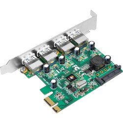 SIIG | SIIG 4-Port USB 3.0 SuperSpeed PCIe Adapter Card