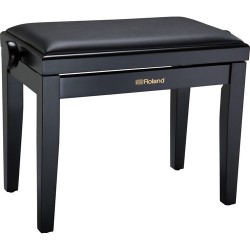 Roland RPB-200 Adjustable-Height Piano Bench with Cushioned Seat (Satin Black)