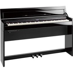 Roland DP603-PEC Digital Home Piano with PB-500PED Bench (Polished Ebony)