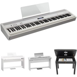 Roland FP-60 88-Key Digital Piano with Home/Studio Kit (White)