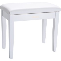 Roland RPB-100 Piano Bench with Storage Compartment (Satin White)