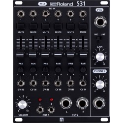 Roland | Roland System-500 Series - 531 Mix 6-Channel Mixer - Eurorack Module