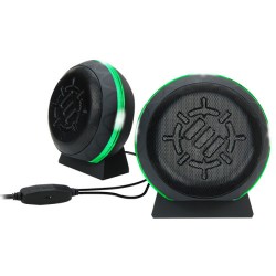 Accessory Power | Accessory Power ENHANCE USB LED Gaming Speakers (Green)
