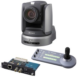 Sony BRC-H900 1/2 HD 3CMOS Remote PTZ Camera with IP Control Card and IP Remote Controller