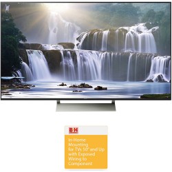 Sony | Sony XBR-930E 65 Class HDR UHD Smart LED TV with Basic On-Wall Installation Kit