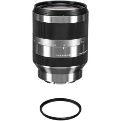 Sony E 18-200mm f/3.5-6.3 OSS Lens with UV Filter Kit