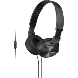 Headphones | Sony MDR-ZX310AP ZX Series Stereo Headset (Black)