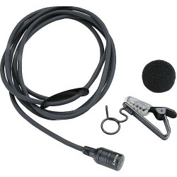 Sony | Sony ECM-44BMP Omnidirectional Lavalier Microphone with 3.5mm Locking Mini Jack for Sony Transmitters