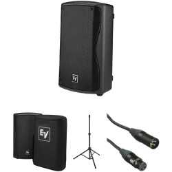 Electro-Voice ZXA1 Compact Powered Loudspeaker Kit with Cover, Stand & Cable