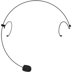 NADY | Nady HeadMic HM-10 Head Worn Microphone with a Mini-XLR Connector (Black)