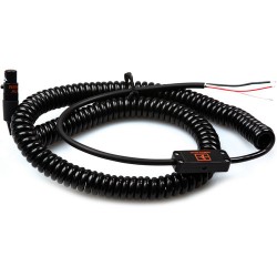 Intercom Headsets | Remote Audio Coiled Headset Cable Hardwire Kit (2-7')