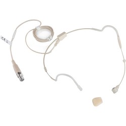 LD Systems | LD Systems WS 100 MH 1 Uni-Directional Electret Condenser Headset Microphone with Mini XLR (Beige)