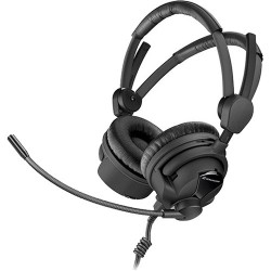 Kopfhörer mit Mikrofon | Sennheiser HME26-II-100 (4)-8 Double-Sided Broadcast Headset with Cardioid Mic & Unterminated Cable